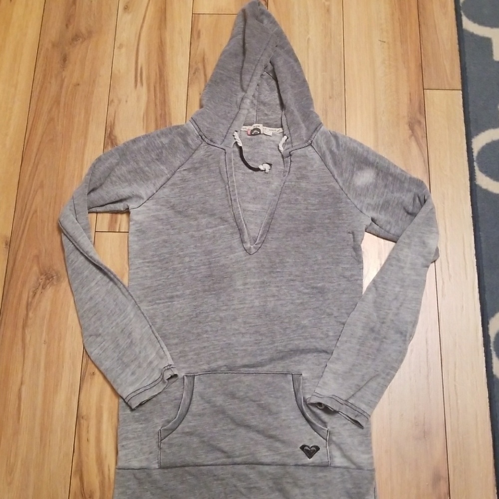 Roxy v-neck burnout hoodie